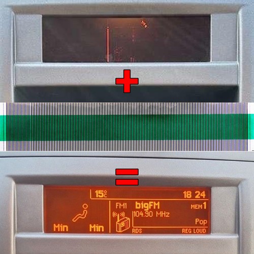 Multi info display - display, anzeige